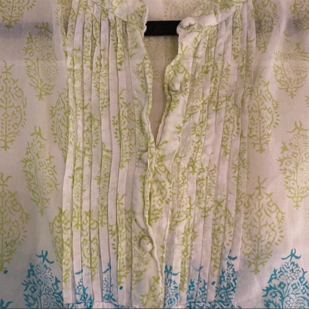 Roberta Roller Rabbit Block Print Cotton Tunic - image 3